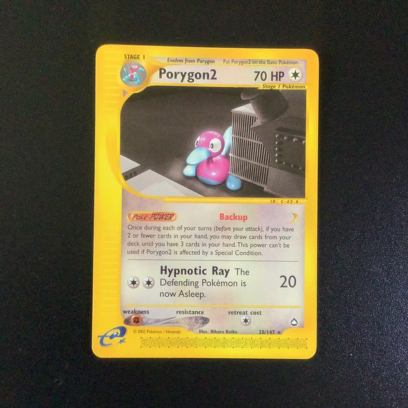 Pokemon Aquapolis - Porygon2 - 028/147 - As New Rare card