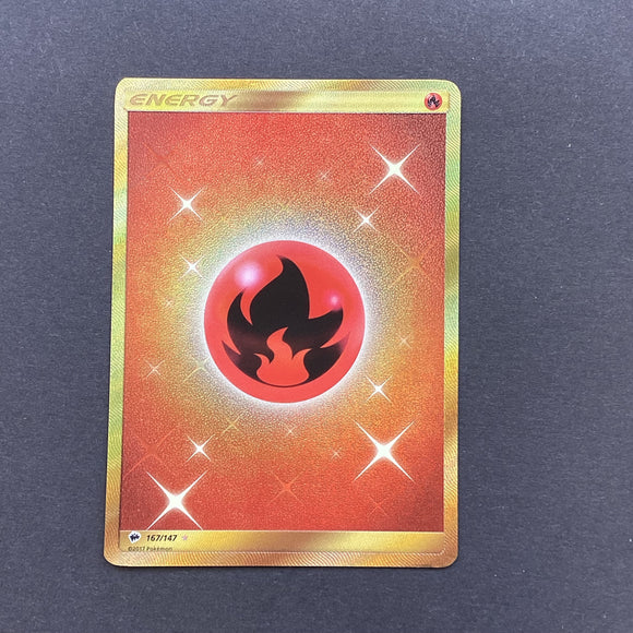 Pokemon Sun & Moon Burning Shadows - Fire Energy - 167/147 - Used Gold Card Empire Pokemon Sun & Moon Burning Shadows - Fire Energy - 167/147 - Used Gold Card Empire