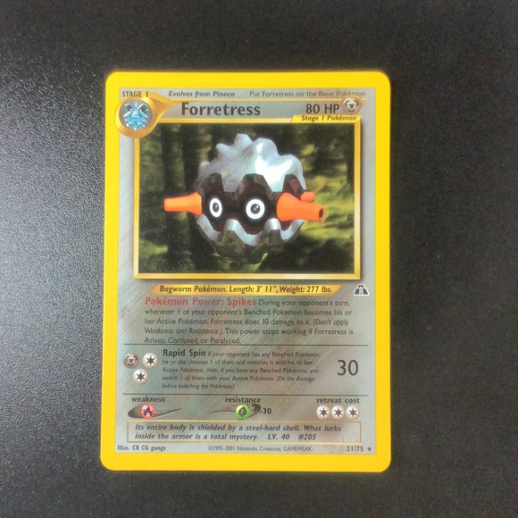 *Pokemon Neo Discovery - Forretress - 021/75*U - Used Rare card