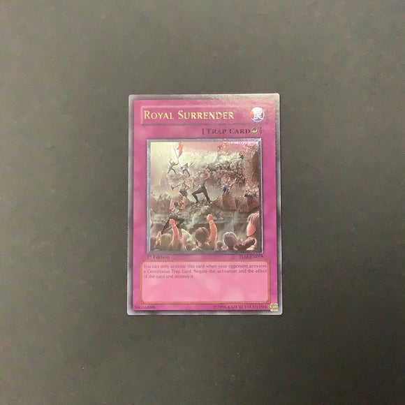 Yu-Gi-Oh Lost Millenium -  Royal Surrender - TLM-EN059u - As New Ultimate Rare card