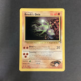 Pokemon Gym Challenge Gym Heroes - Brock's Onix - 21/132 - Used Rare Card