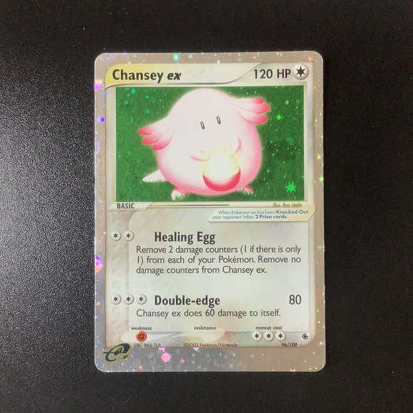 Pokemon EX Ruby & Sapphire - Chansey ex - 096/109-011349 - New Holo Rare card