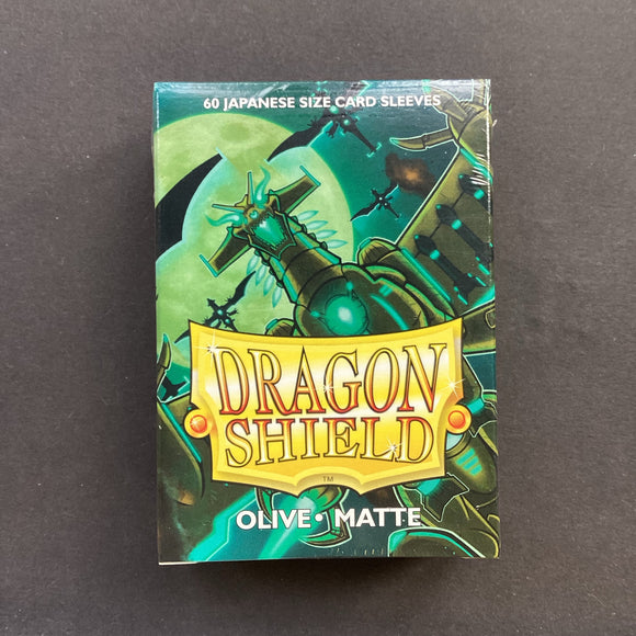 Dragon Shield - 60 Japanese size card sleeves - Olive Matte