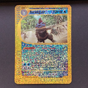 *Pokemon E Series Expedition Base Set Box Topper Promos - Feraligatr - 2/12 - As New Rare Reverse Holo Promo Jumbo Card