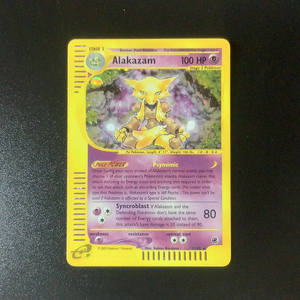 *Pokemon Expedition - Alakazam - 001/165 - Used Holo Rare card