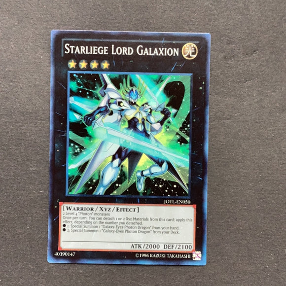 Yu-Gi-Oh Judgment of the Light -  Starliege Lord Galaxion - JOTL-EN050 - As New Super Rare card