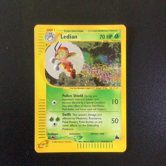 *Pokemon Skyridge - Ledian - H14/H32 - New Holo Rare card