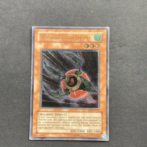 Yu-Gi-Oh Shadow of Infinity - Adhesive Explosive - SOI-EN011 - Used ultimate rare card