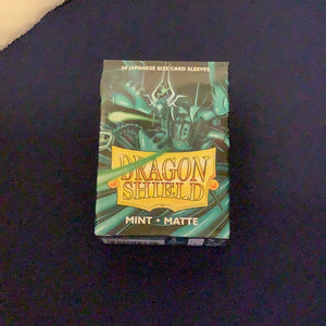 Dragon Shield - 60 Japanese size card sleeves - Mint Matte