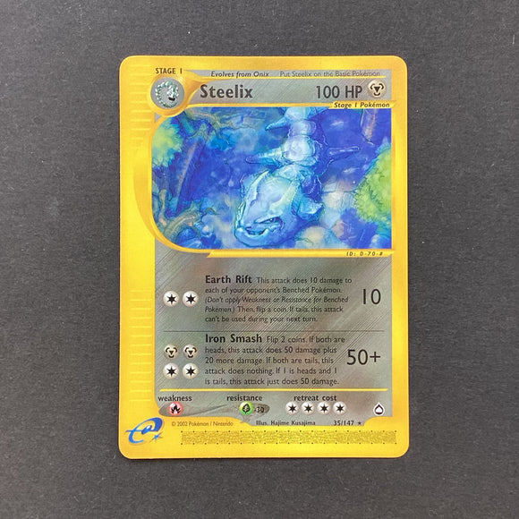 *Pokemon E Series Aquapolis - Steelix - 35/147 - As New Rare Card