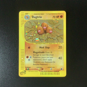 *Pokemon Expedition - Dugtrio - 010/165 - Used Holo Rare card