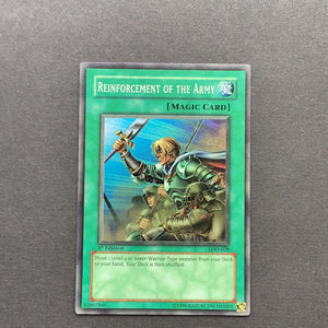 Yu-Gi-Oh Legacy of Darkness -  Reinforcement of the Army - LOD-028*U - Used 1st editionSuper Rare card