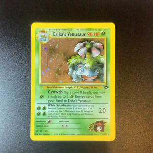 *Pokemon Gym Challenge - Erika's Venusaur - 004/132*U - Used Holo Rare card