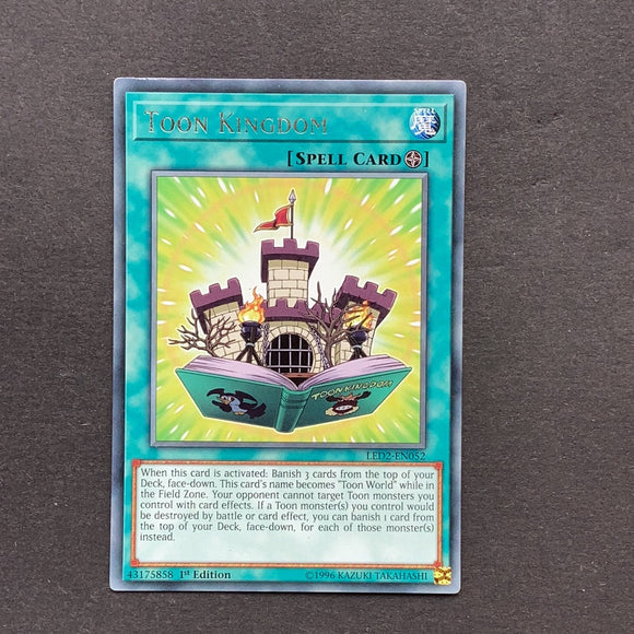 Yu-Gi-Oh Legendary Duelists: Ancient Millennium - Toon Kingdom - LED2-EN052 - As New Rare card