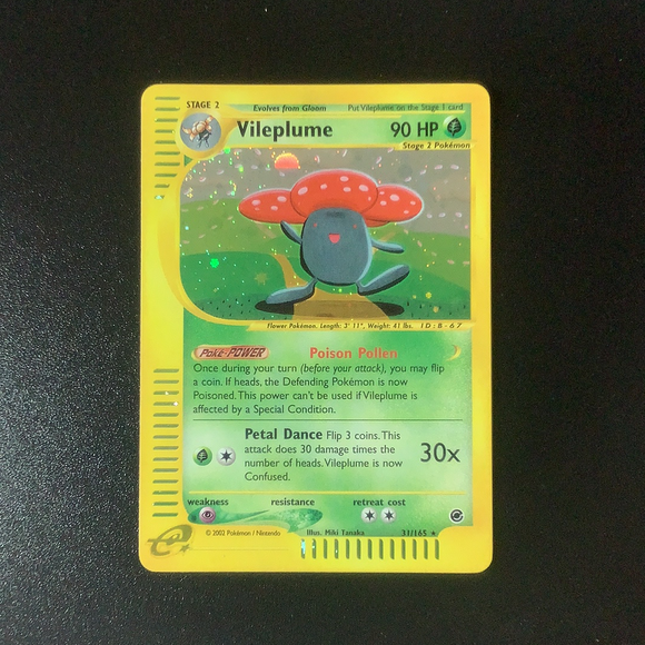 *Pokemon Expedition - Vileplume - 031/165-011316 - New Holo Rare card