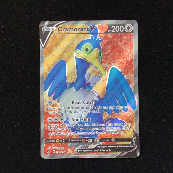 cramorant pokemon card price Pokemon Sword & Shield Base Set - Cramorant V - 198/202