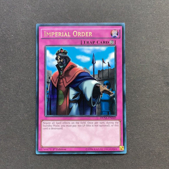 Yu-Gi-Oh Duelist Saga - Imperial Order  - DUSA-EN049*U - Used Ultra Rare card