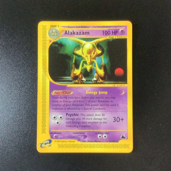 Pokemon Skyridge - Alakazam - 002/144 - As New Rare card