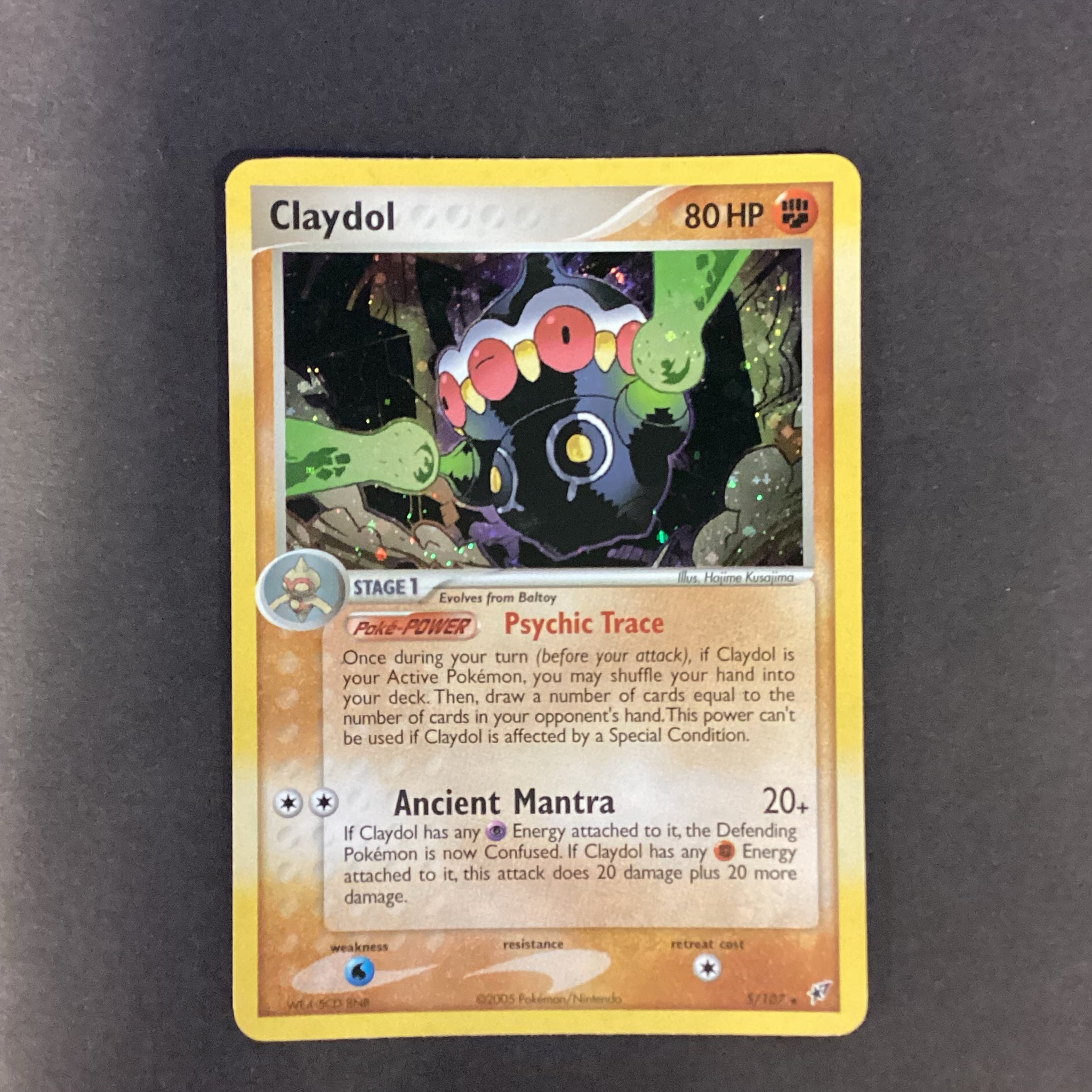 claydol pokemon card value Pokemon EX Ruby & Sapphire EX Deoxys - Claydol - 5/107
