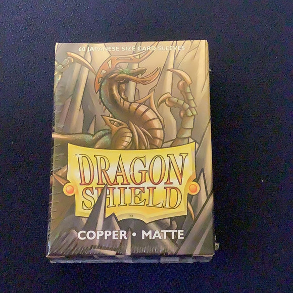 Dragon Shield - 60 Japanese size card sleeves - Copper Matte