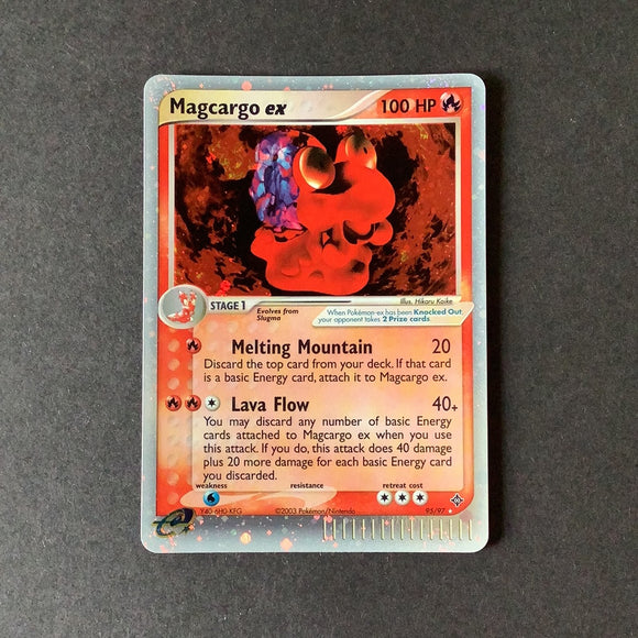 *Pokemon EX Dragon - Magcargo ex - 95/97 - Holo Rare card