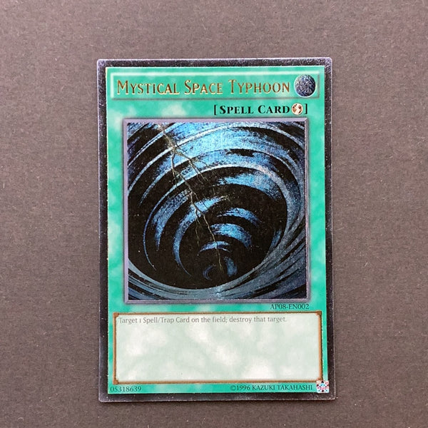 Yu-Gi-Oh! Mystical Space Typhoon AP08-EN002 Ultimate Rare Used 