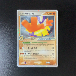 Pokemon Ex: Deoxys - Hariyama Ex - 100/107*U-010993 - Used Ex Rare card