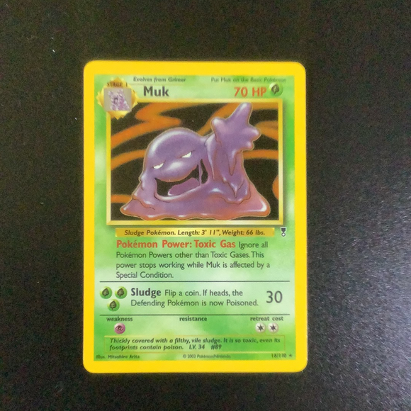 Pokemon Legendary Collection - Muk - 016/110-011423 - New Holo Rare card