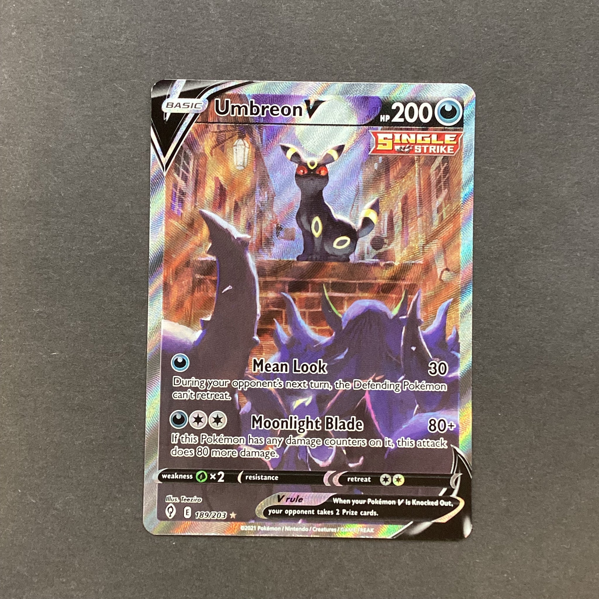 Pokemon Sword & Shield Evolving Skies - Umbreon V - 189/203 - As New R Card Empire Pokemon Sword & Shield Evolving Skies - Umbreon V - 189/203 - As New R Card Empire