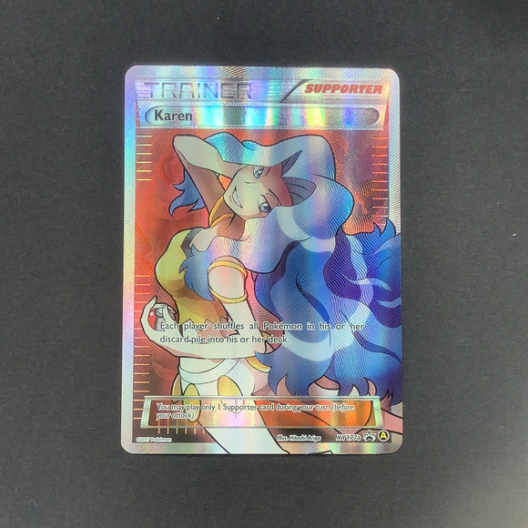Pokemon XY Promo - Karen - XY177a - Used Promo card
