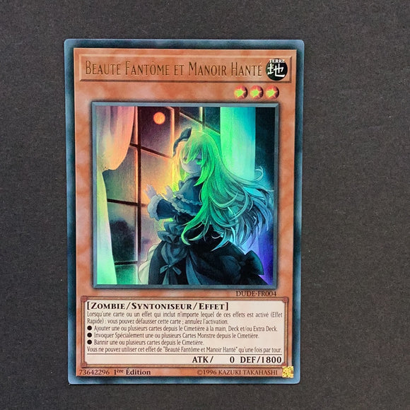 Yu-Gi-Oh! Ghost Belle & Haunted Mansion DUDE-EN004 (French) 1st edition Ultra Rare Near Mint