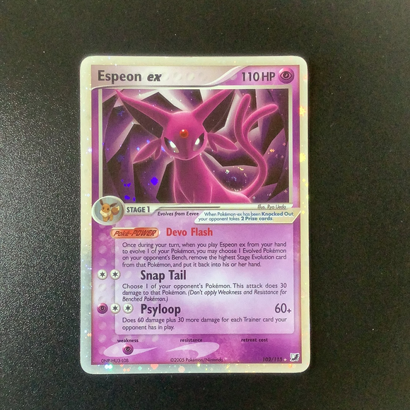 *Pokemon Ex: Unseen Forces - Espeon Ex - 102/115 - As New Ex Rare card