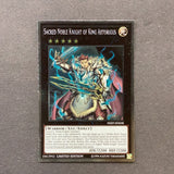 Yu-Gi-Oh! Sacred Noble Knight of King Artorigus NKRT-EN038 LIMITED EDITION Platinum Rare Used Condition