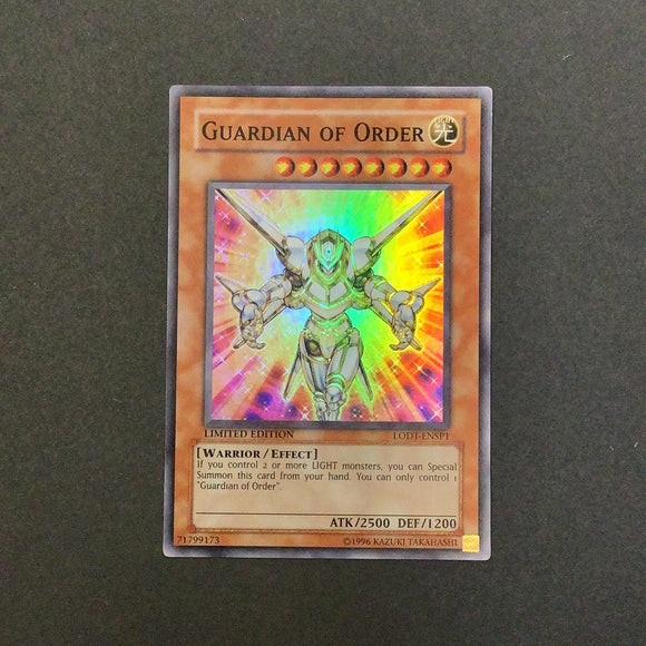 Yu-Gi-Oh Light of Destruction - Guardian of Order - LODT-ENSP1 - Used Super Rare card