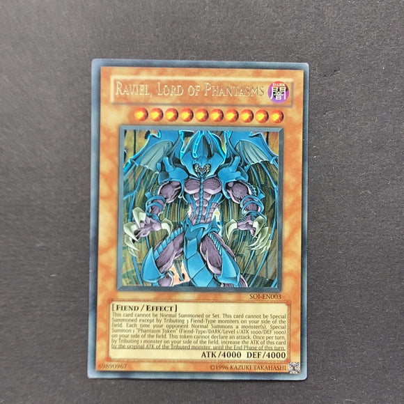 Yu-Gi-Oh Shadow of Infinity - Raviel, Lord Of Phantasms - SOI-EN003 - Used Ultra Rare card (Unlimited)