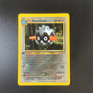 *Pokemon Neo Discovery - Forretress  (1st Edition) - 21/75 -  Rare card