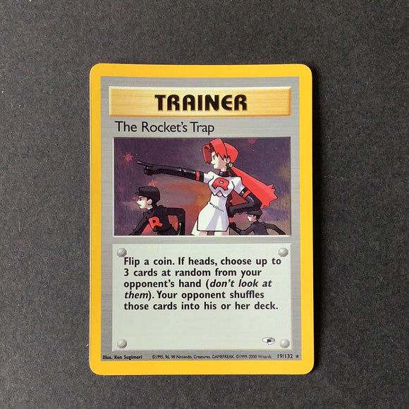 Pokemon Gym Heroes - The Rocket's Trap - 019/132 - Holo Rare card