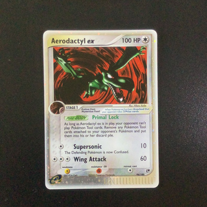 *Pokemon EX Sandstorm - Aerodactyl ex - 094/100 - Used Holo Rare card