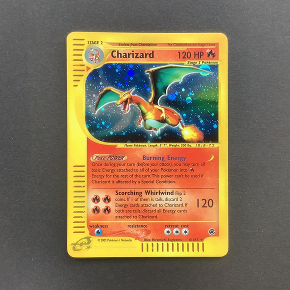 *Pokemon Expedition - Charizard - 006/165 - Used Holo Rare