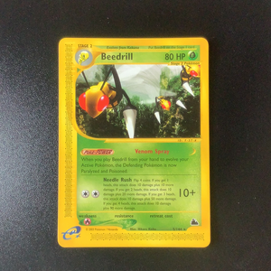 *Pokemon Skyridge - Beedrill - 005/144 - As New Rare card