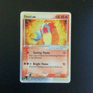 *Pokemon Team Magma Vs. Team Aqua - Entei ex - 91/95-011650 - Used Holo Rare card