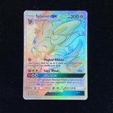 Pokemon Sun & Moon Guardians Rising - Sylveon GX - 158/145 - As New Rainbow Secret Rare Holo Full Art Card