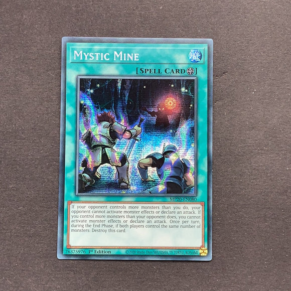 Yu-Gi-Oh! Mystic Mine MP20-EN080 1st edition Prismatic Secret Rare Nea Card Empire Yu-Gi-Oh! Mystic Mine MP20-EN080 1st edition Prismatic Secret Rare Nea Card Empire