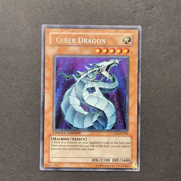 Yu-Gi-Oh Collectors Tin  3 - Cyber Dragon (Collector Tin Set 5) - CT03-EN002*U - Used Secret Rare card