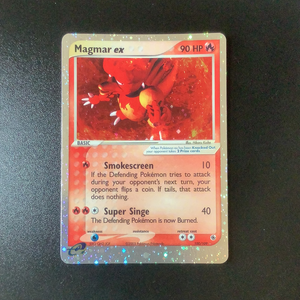 Pokemon EX Ruby & Sapphire - Magmar ex - 100/109-011363 - New Holo Rare card