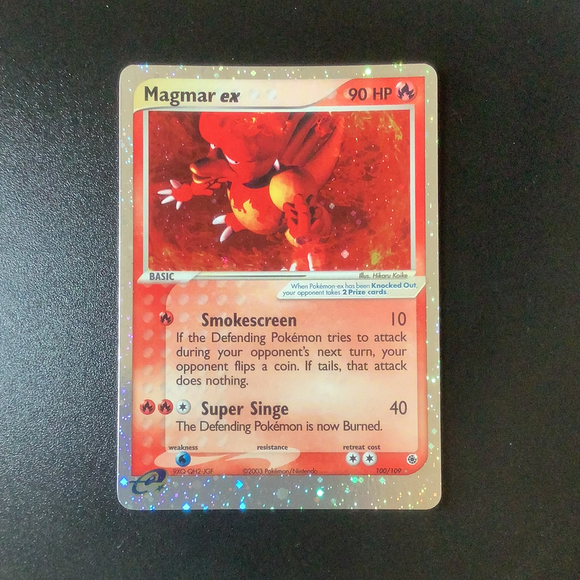 magmar ex pokemon card Pokemon EX Ruby & Sapphire - Magmar ex - 100/109-011363