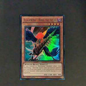 Yu-Gi-Oh Legendary Collection 5D's - Blackwing - Bora the Spear - LC5D-EN111 - Used Ultra Rare card