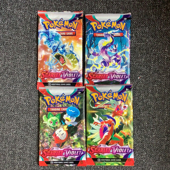 Pokemon - Scarlet and Violet 1 - 1 Booster Pack (10 cards per pack)