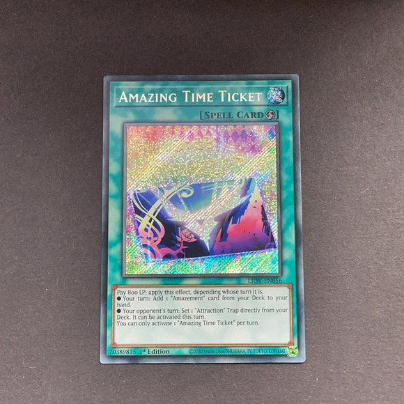 Yu-gi-Oh Lightning Overdrive - Amazing Time Ticket LIOV-EN056 1st edition used