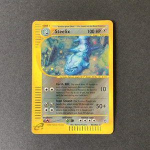 *Pokemon Aquapolis - Steelix - H23/H32 - Used Holo Rare card